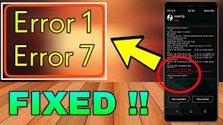 2 METHODS TO FIX "ERROR 7" IN TWRP  [2019 METHOD]