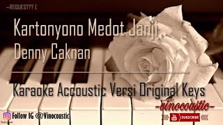 Denny Caknan - Kartonyono Medot Janji Karaoke Piano Versi Original Keys