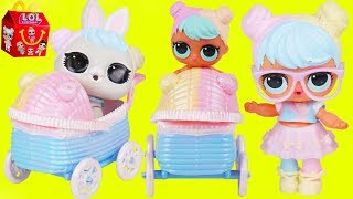 LOL Surprise Doll Bon Bon finds Custom Stroller for Pets and Visits Chicken Pox Doctor Lil Luxe Baby