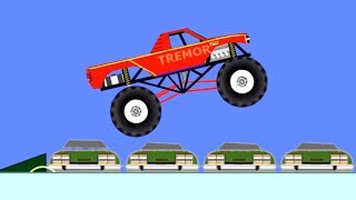 Monster Truck vs Cars - Phun Algodoo