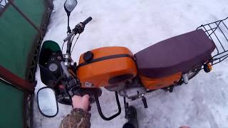 ВОСХОД 3М 01 СОВА 175 #2 ПЕРВЫЙ ВЫЕЗД ПОСЛЕ ПОКУПКИ НЕ БОЛЬШОЙ ПРОХВАТ ПО СНЕГУ