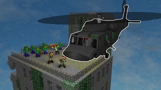 УЛЕТЕЛИ ИЗ ЗОМБИ ГОРОДА НА ВЕРТОЛЁТЕ [Minecraft] | ВЫЖИТЬ В ЗОМБИ АПОКАЛИПСИСЕ #ФИНАЛ