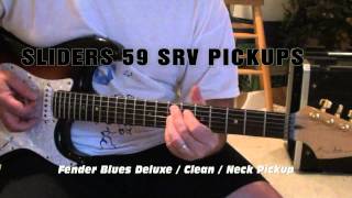 Sliders SRV 59 Pickups & Fender Blues Deluxe (with Fromel Mods / JBL D130F 15" Speaker)