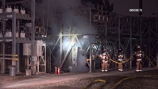 Electrical Substation Fire Causes Power Outage In Fullerton
