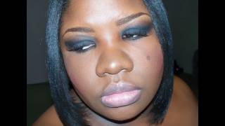 A Classic simple smokey eye & Nude lip for New years (Watch in HQ)