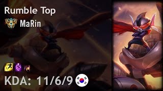 Rumble Top vs Nautilus - MaRin - KR Challenger Patch 6.24