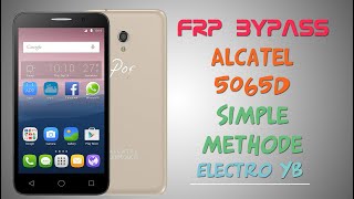 FRP Bypass Alcatel 5065D اسهل طريقة تخطي حساب جوجل