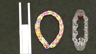 【レインボールーム】【005】フォーク より作りやすい 割り箸 で ブレスレット を作る。