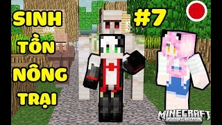 REDHOOD VÀ MỀU THỬ THÁCH SINH TỒN NÔNG TRẠI TRONG MINECRAFT TẬP 7:REDHOOD ĐI MINE KIẾM TIỀN MUA XE