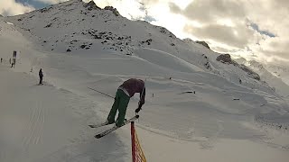 Ski front flip fail