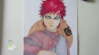 How to draw Gaara 我愛羅