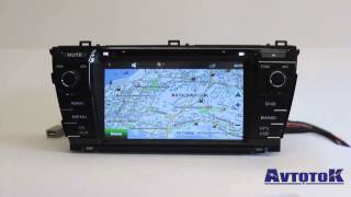 Штатная автомагнитола для Toyota Corolla 2013 производства Chtechi