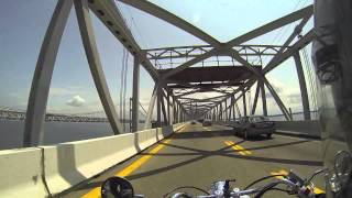 Chesapeake Bay Bridge Eastbound Crossing by Motorcycle