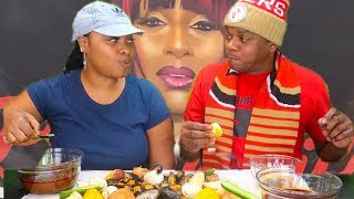 2X Spicy Seafood Boil Mukbang w/Bloves Smackalicious Sauce!