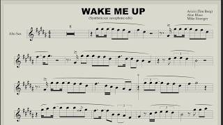 Avicii - Wake me up (Саксофон альт ноты)