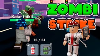 ВОТ ЭТО БЕТА Я ПОНИМАЮ! НОВЫЙ ЗОМБИ РЕЖИМ РОБЛОКС! ZOMBIE STRIKE ROBLOX!