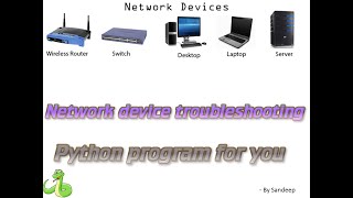 Network device RCA troubleshooting using Python utility