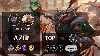 Azir Top vs Yorick - NA Challenger Patch 9.24