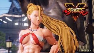 Street Fighter 5 mods Cammy SSR single piece + CPT hairstyle  (4K 60 FPS)