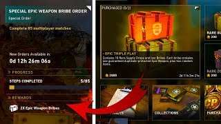 NEW 2X EPIC WEAPON BRIBE CONTRACT & 4X EPIC TRIPLE PLAY SUPPLY DROP BUNDLE OPENING IN COD WW2!!!