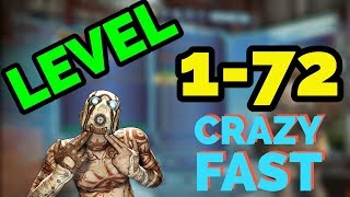 Power Level 1-72 INSANELY FAST! BORDERLANDS 2!