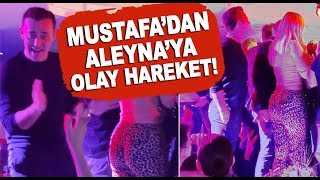Mustafa Sandal Aleyna Tilki'nin arkasında ne yapıyor?