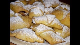 Как испечь рогалики с повидлом - тают во рту!!!
