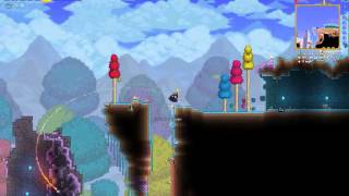 Terraria expert mode 1.3 summoner Playthrough ep10 - farming for pirate maps and the Ankh Shield