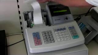 How To Load Till Rolls On The Sharp XE-A203 or XE-A213 Cash Register