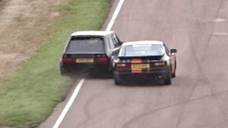 2014 Apex Festival - VW Golf Mk1 & Porsche 944 1st Lap Incident