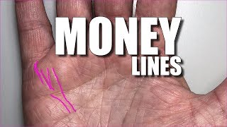 MONEY LINES FEMALE HAND | Palmistry