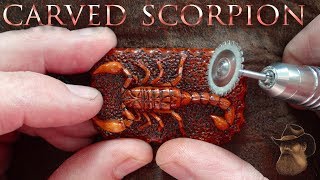 Carving a Scorpion Pendant from a Single Piece of Wood