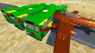 Beamng Drive - Random School Bus Crashes Goes Wrong
