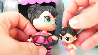 LOL Surprise Dolls + Lil Sisters Mix Wrong Big Heads and Pets for Spice New Pearl Look