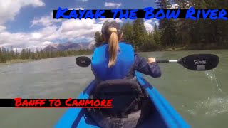 Kayaking the Bow River from Banff to Canmore