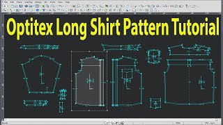 Optitex Shirt Tutorial | Men's Shirt Tutorial | Optitex Pattern Tutorial | Optitex Software | Bangla