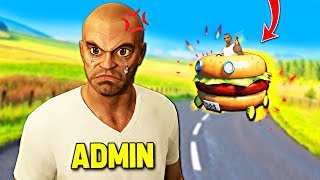 I ram Admins with Burger... GTA 5 RP