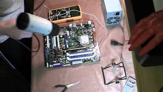 Удачный прогрев чипсета материнской платы ASUS P5N32-E SLI