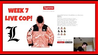 SUPREME SS18 WEEK 7 METALLIC PARKA LIVE COP - TAKING L'S FOR BREAKFAST