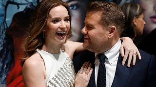 James Corden and Emily Blunt reunite on red carpet for Into the Woods premiere