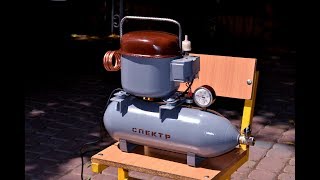 Самодельный компрессор на баллоне огнетушителя 2