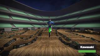 Anaheim 2 SX 2017 - Kawasaki Track Map