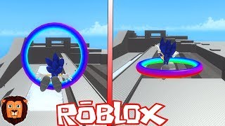 LA CARRERA EPICA DE SONIC EN ROBLOX | SONIC WORLD ADVENTURE EN ROBLOX LEON PICARON