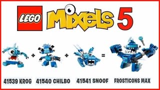 LEGO MIXELS SERIES 5 FROSTICONS MAX 41539 KROG,41540 CHILBO,41541 SNOOF Лего Миксели 5 ФРОСТИКОНМАКС