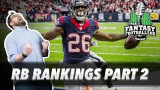 Fantasy Football 2017 - RB Rankings Pt. 2 + Sleepers - Ep. #410
