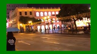 武漢新型冠狀病毒下的澳門 Avenida de Almeida Ribeiro 亞美打利庇盧大馬路 新馬路 Macau One Minute 澳門一分鐘 (01352)