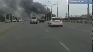 Крупный пожар на Кировском вещевом рынке произошёл в Самаре