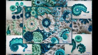 Цветочный фриформ " Голубая мечта"/ Flowers freeform "Blue Dream"