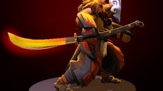 Dota 2 Juggernaut — Fireborn Odachi and Fireborn Assault kinetic gem preview
