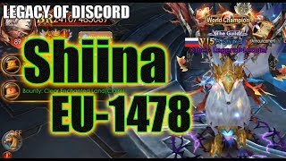 Legacy of Discord: EU Server Shiina Character Review!